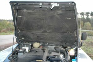 Motorhaube innen
